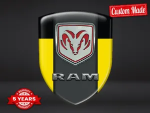 Dodge Autocollant silicone Design Supérieur Étiquettes Élégantes